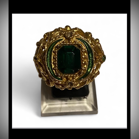 LAST CHANCE 🔥 Vintage Costume Fleur De Lis Adjustable Ring #7993 - Picture 4 of 10